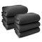 Sure-Max Moving & Packing Blankets - Heavy Duty Pro - 80" x 72" (90 lb/dz weight) - Professional Quilted Shipping Furniture Pads Black